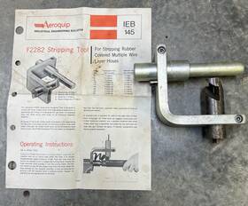 F-2282 Aeroquip Mandrel Hose Stripping Tool Vintage F-2282 Aeroquip Mandrel Hose Stripping Tool Vintage