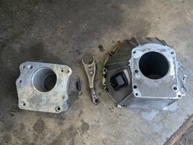 54675427 Amc T15 Bell Housing With Long Shaft Adapter For Engines - Cj5 Fsj 1972-1975