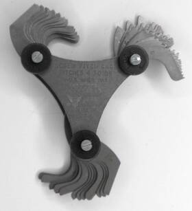 5651 American National Engineering Tools Screw Pitch Gauge 4 To 84 Usa Made S18