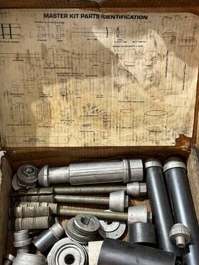 T-1453 Atec Transmission Chrysler Ez Squeeze Bearing Cup And Cone Remover Installer Master Kit
