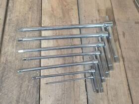 009510693 Beta Tools 951/s8 Set Of 7 T-handle Wrenches With Three Hexagon Ends 3mm-14mm 009510693 Beta Tools 951/s8 Set Of 7 T-handle Wrenches With Three Hexagon Ends 3mm-14mm