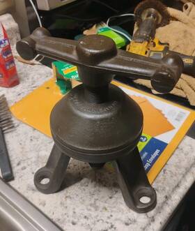 4567-g Blue Point Vintage Snap On Hub/wheel Puller - Model Made In Usa