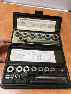 A-157 Blue Point A-158 Vintage Heavy Duty Bushing Driver Set And Lot Of 2 Sets