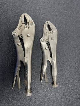 Blp6ln Blue Point Blp10 Blue-point 2 Piece Locking Pliers Set Blp7