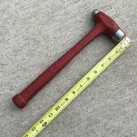 Bpd16a Blue Point 16 Oz. Ball Peen Dead Blow Hammer Red