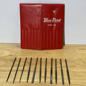 Hbn120 Blue Point Hbm120 Tools Needle Mini File Set 11pc With Pouch #hbn120 Read