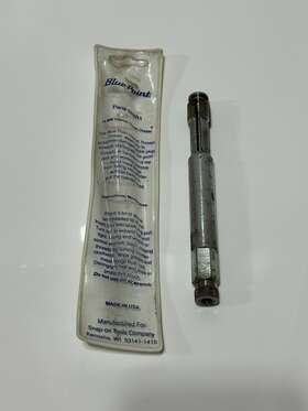 Sphr1 Blue Point Blue-point Tools Usa 14mm Metric Spark Plug Thread Chaser Back-tap With Case Sphr1 Blue Point Blue-point Tools Usa 14mm Metric Spark Plug Thread Chaser Back-tap With Case