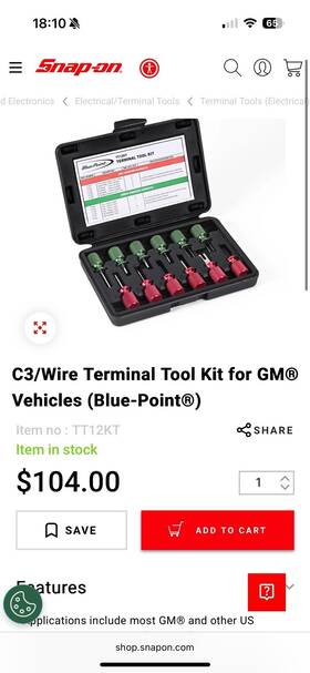Blue Point Ttk12t Terminal Kit
