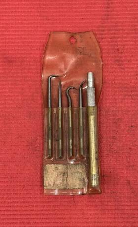 Ya145 Blue Point Vintage Tools 5-piece Hook And Pick Set - Made In Usa By Snap On