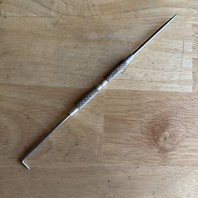 Ya339a Blue Point Ya339 Tools 8 Inch Double Sided Scribe Pick Knurled 90 Degree Straight
