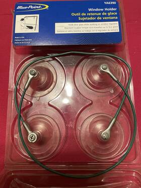 Ya6390 Blue Point Blue-point Window Holder Tool With /2 Suction Cups Ya6390 Blue Point Blue-point Window Holder Tool With /2 Suction Cups