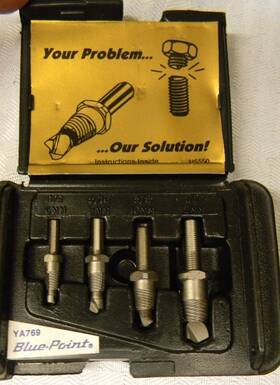 Ya769 Blue Point Blue-point Drill-out Extractor Set #ya769