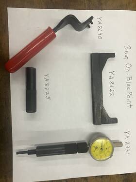 Ya8322 Blue Point 1977-96 Volkswagen Diesel Timing Tool Kit Ya8322 Blue Point 1977-96 Volkswagen Diesel Timing Tool Kit