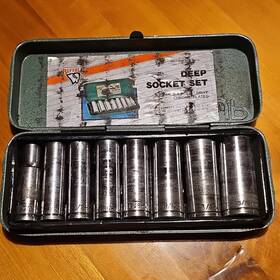 Buffalo Tools Dwgh-9 Vintage Socket Set 3/8 Drive