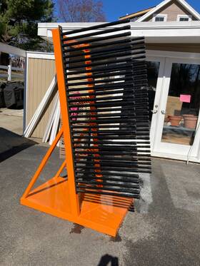 48800 Burco Freestanding Windshield Rack Holds 30 Pieces Glass No Shipping 48800 Burco Freestanding Windshield Rack Holds 30 Pieces Glass No Shipping