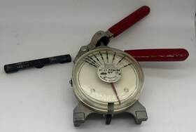 Bt-33-97acbn Burroughs Belt Tension Gauge Model With Aob Calibration Bar Ab