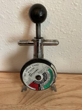 Bt33-73g Burroughs Belt Tension Gauge Vintage Bt33-73g Burroughs Belt Tension Gauge Vintage