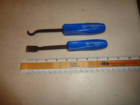 Cpp-5 Cornwell Cs-7a 2 Tools-pick Hook And Seal Scraper Set Blue Handles Usa Cpp-5 Cornwell Cs-7a 2 Tools-pick Hook And Seal Scraper Set Blue Handles Usa