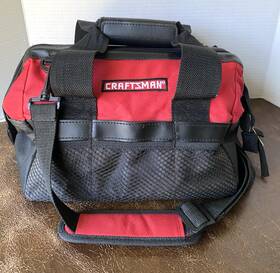 Craftsman 40411 940411 Heavy Duty 21-pocket Large Mouth Tool Tote Bag No. Red