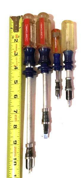 41126 Craftsman 41124/41125/41126 4 Vintage Screw Holding Screwdrivers Holder Set Of Usa Euc
