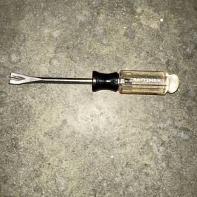 9-41397 Craftsman 41397 941397 Vntg Tack Puller V-slot Tip Pry Bar Nail Black Clear Wf 9-41397 Craftsman 41397 941397 Vntg Tack Puller V-slot Tip Pry Bar Nail Black Clear Wf