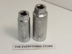 43326 Craftsman 43321 Sears 3/8 Drive Spark Plug Sockets 13/16 And 5/8 Used Free Shipping