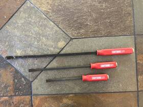 Craftsman 43383 43370 43269 43369 3 Pc. Strike Cap Pry Bar Set 12 Inch 17 25 / Usa