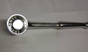 43771-ee7 Craftsman Vintage 43771 Ee 7 1/4 Inch Drive Chrome Ratchet Thumb Wheel Usa Made