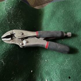 45710 Craftsman Vintage Professional 7 Inch Curved Jaw Locking Pliers #