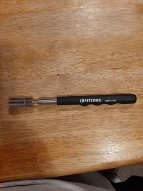 9-46996 Craftsman Telescoping Lighted Magnetic Stainless Steel Pickup Tool 46946
