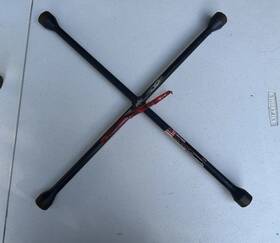 9-47402 Craftsman Vtg Rare Metric 22 Inch Sae 4-way Lug Wrench #17mm 19mm 21mm 22mm