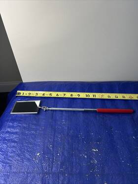 94908 Craftsman Usa Stainless Telescopic 16 Inch Inspection Mirror 2 By 3.5 94908 Craftsman Usa Stainless Telescopic 16 Inch Inspection Mirror 2 By 3.5