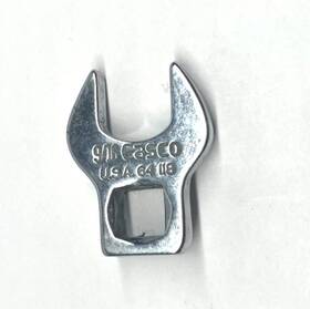 64118 Easco Tools 9/16 Inch Crowfoot Open End Wrench Socket 3/8 Drive Sae Usa