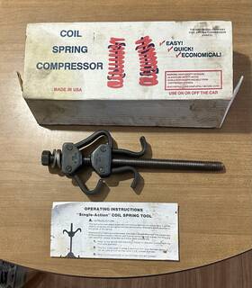 Eastwood 49031 Company Automotive Coil Spring Compressor Tool In Box With Instructions