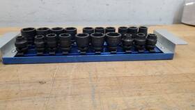 E041656 Expert 20-pc. 3/8 Inch Drive Combination Stubby Impact Socket Set E041656 Expert 20-pc. 3/8 Inch Drive Combination Stubby Impact Socket Set