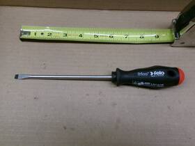 07157537119 Felo 500 Series Flat Tip Screwdriver 6.5 X 1.2 150