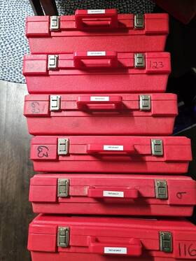 2004j-f Ford Rotunda 6 Specialty Tool Red Cases