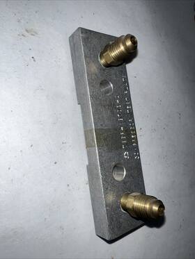 T86p-19703-a Ford Rotunda Otc Tool A/c Compressor / Pressure Test Plate 412-044 T86p-19703-a Ford Rotunda Otc Tool A/c Compressor / Pressure Test Plate 412-044
