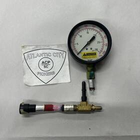 T87l-9974-a1 Ford Rotunda Otc Pressure Gauge And Adapter -sold As Shown