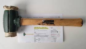 31002 Garland Mfg. Size 2 Split Head Rawhide Hammer