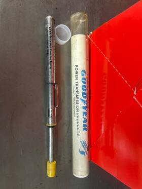 522908003 Goodyear Belt Tension Tester With Storage Tube And Instructions