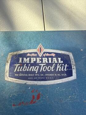 1225-f Imperial Tubing/flairing Tool Kit In Metal Case