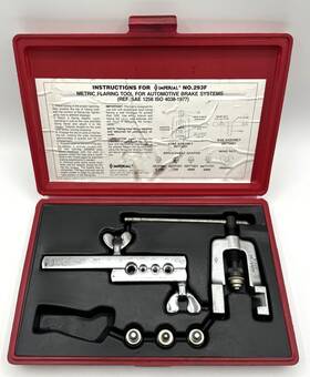 No.293f Imperial 239-f Metric Flaring Tool For Auto Brake Lines 3/16 Inch /4.75/10/8/6mm Od