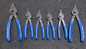 Ir-7090 Imperial Tool Ir- Lock Ring Plier Set/auto Transmission Made In Usa Nice