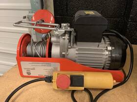 Intertek4006091 Intertek Pa500b Electric Hoist Steel Wire Winch 550/1100 Lbs 120 Vac