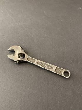 C.4651 Jaguar Ftgarringtonft Vintage 4 Inch Adjustable Spanner - Toolkit 1950s And 1960s Wrench C.4651 Jaguar Ftgarringtonft Vintage 4 Inch Adjustable Spanner - Toolkit 1950s And 1960s Wrench