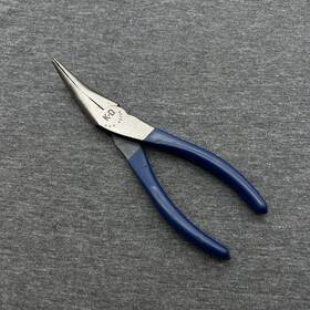 45706 Kd Tools Vintage K-d 6 Inch Curved Needle Nose Pliers Blue Grip Made In Usa 45706 Kd Tools Vintage K-d 6 Inch Curved Needle Nose Pliers Blue Grip Made In Usa