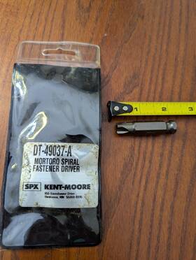 Dt-47678-12 Kent Moore Kent-moore Dt-49037-a Mortorq Spiral Fastener Driver
