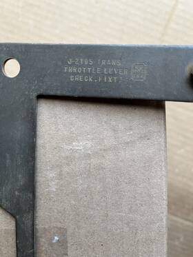 J-2195 Kent-moore Throttle Lever Gague For 1946-53 Oldsmobiles And 1950-55 Hudson