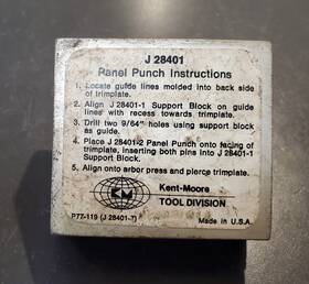 J-28401 Kent-moore Panel Punch